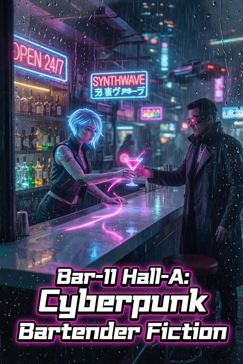 Parody: Bar-11 Hall-A: Cyberpunk Bartender Fiction